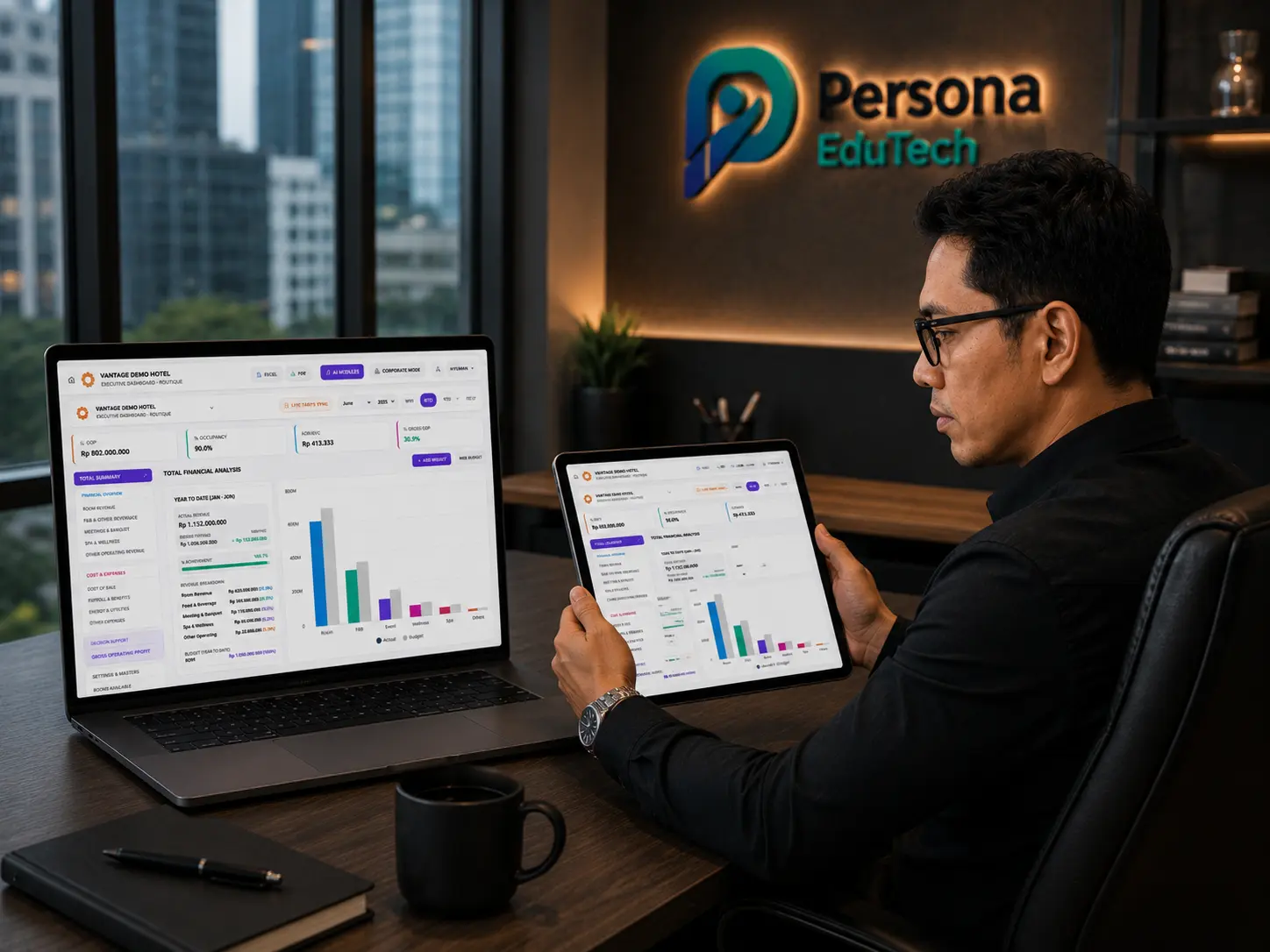Executive Financial Dashboard for Hotels